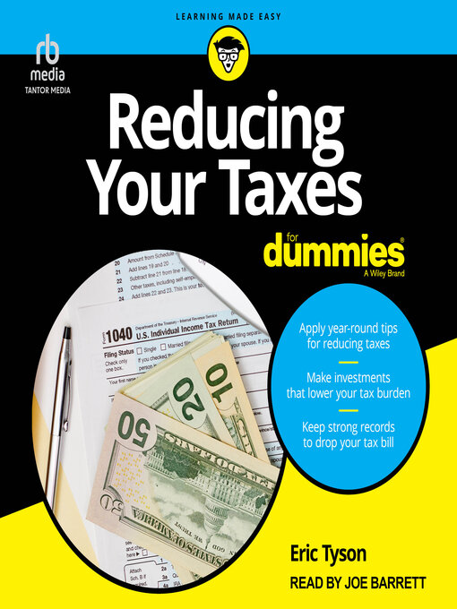 Title details for Reducing Your Taxes For Dummies by Eric Tyson - Available